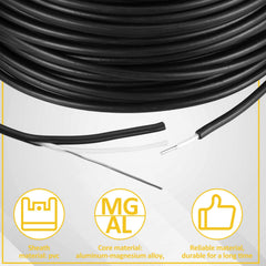 Kanayu visible aluminum-magnesium core strands detail showing corrosion resistance and strong conductivity benefit