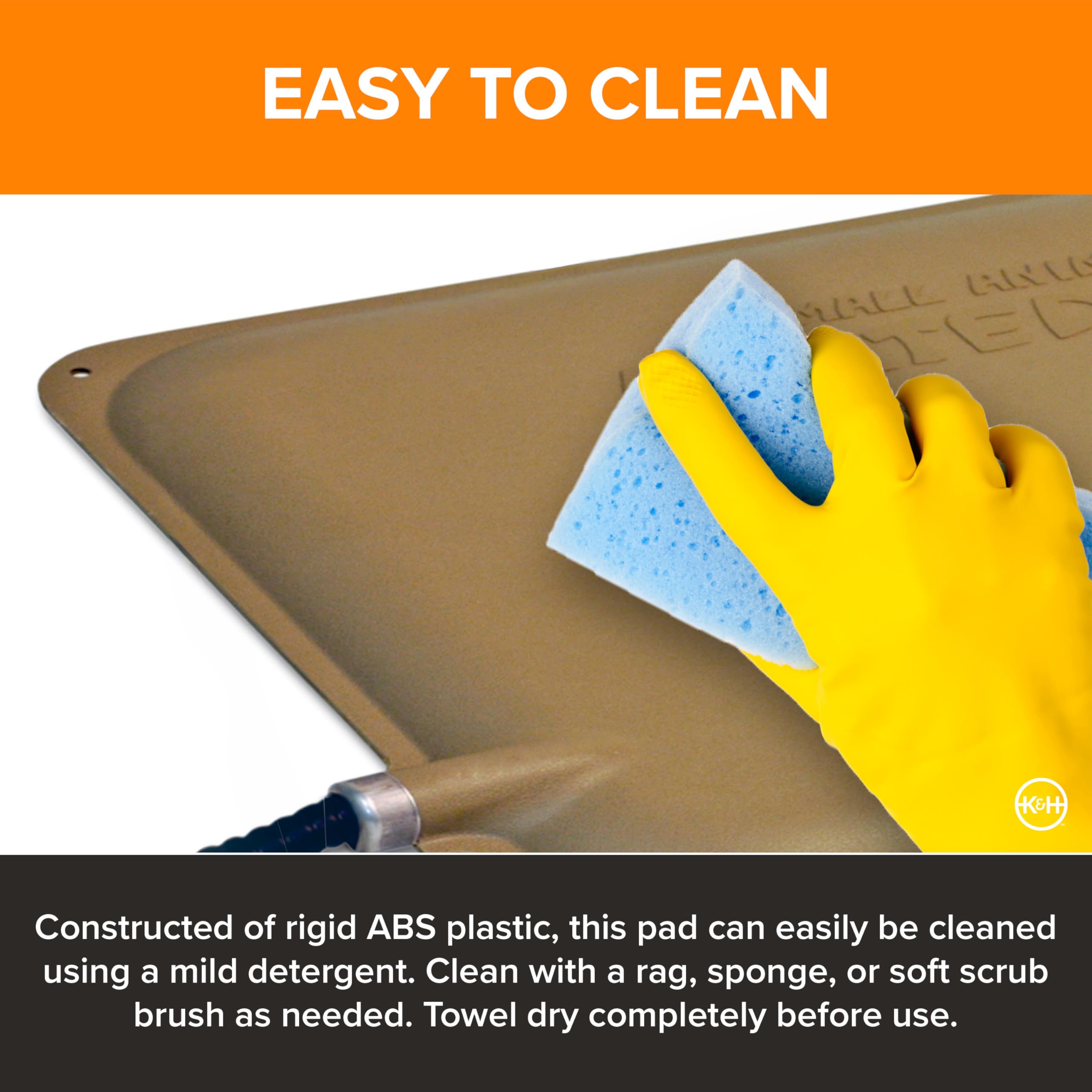 K&H product label and MET Labs mark proving certified electrical safety benefit