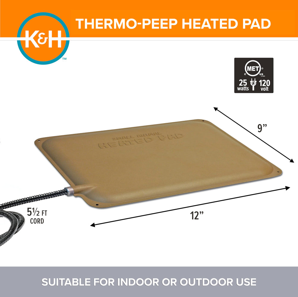 K&H side mount hole and rounded edges for easy coop installation benefit