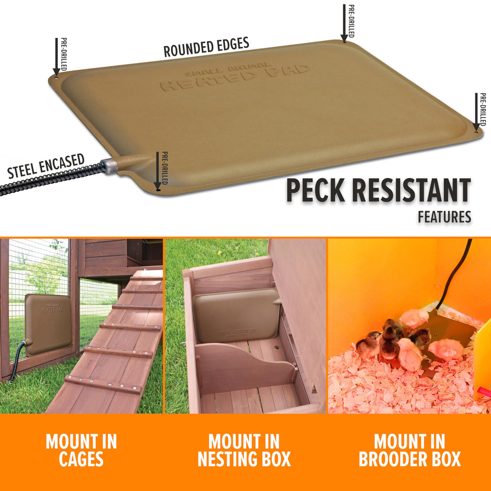 K&H close-up of pad surface texture showing durable, peck-resistant finish