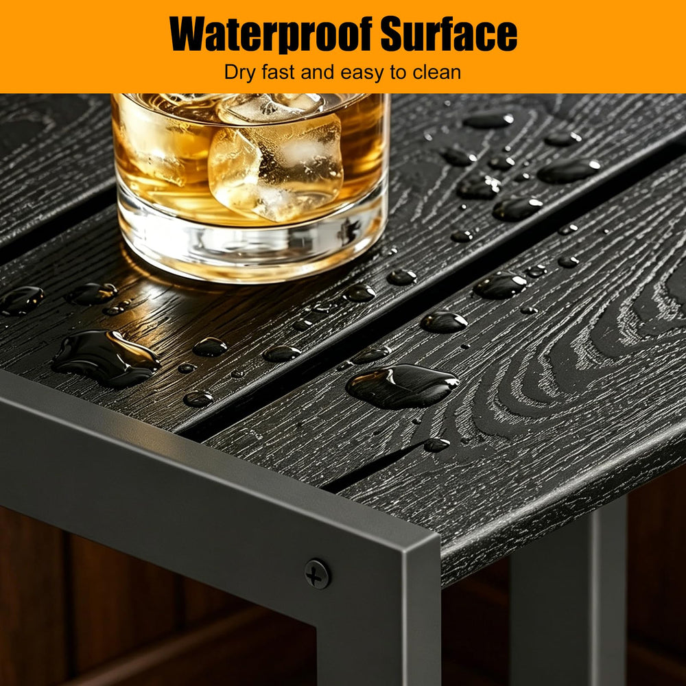 KANEODOT table next to football demonstrating compact scale for small spaces