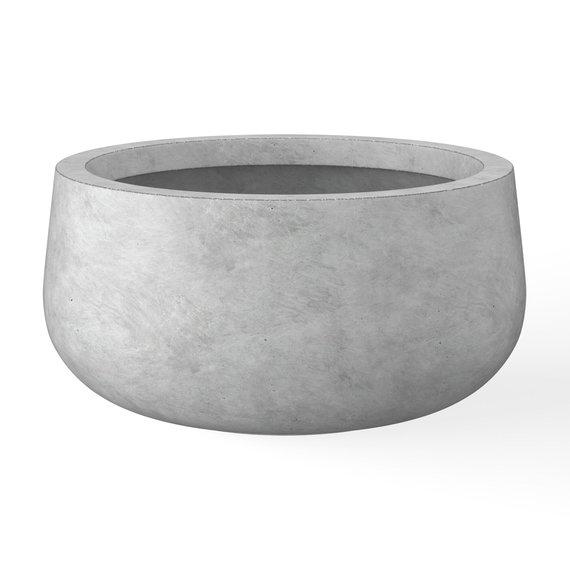 Kante planter front view showing clean modern bowl and durable finish