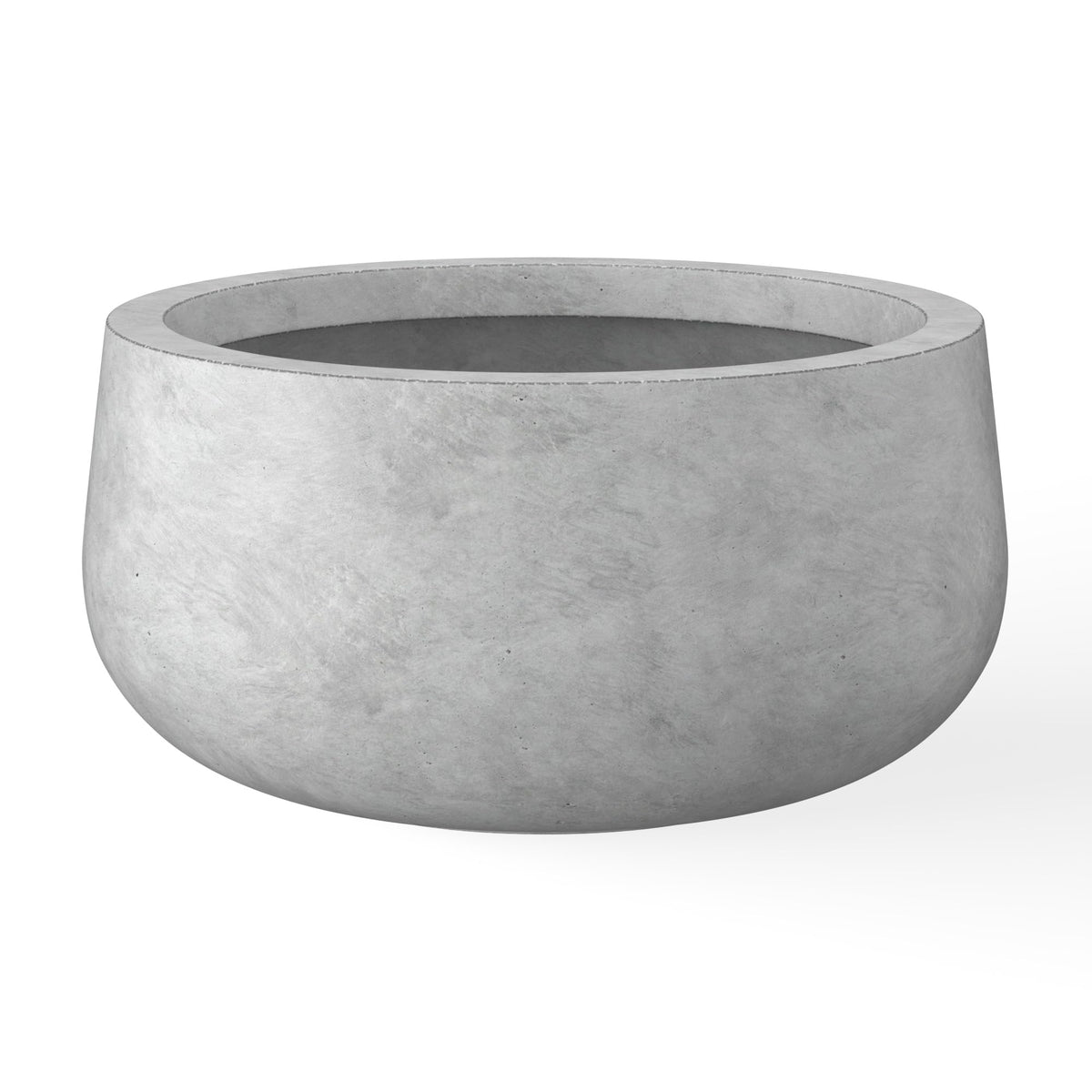 Kante planter front view showing clean modern bowl and durable finish