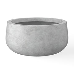 Kante planter front view showing clean modern bowl and durable finish