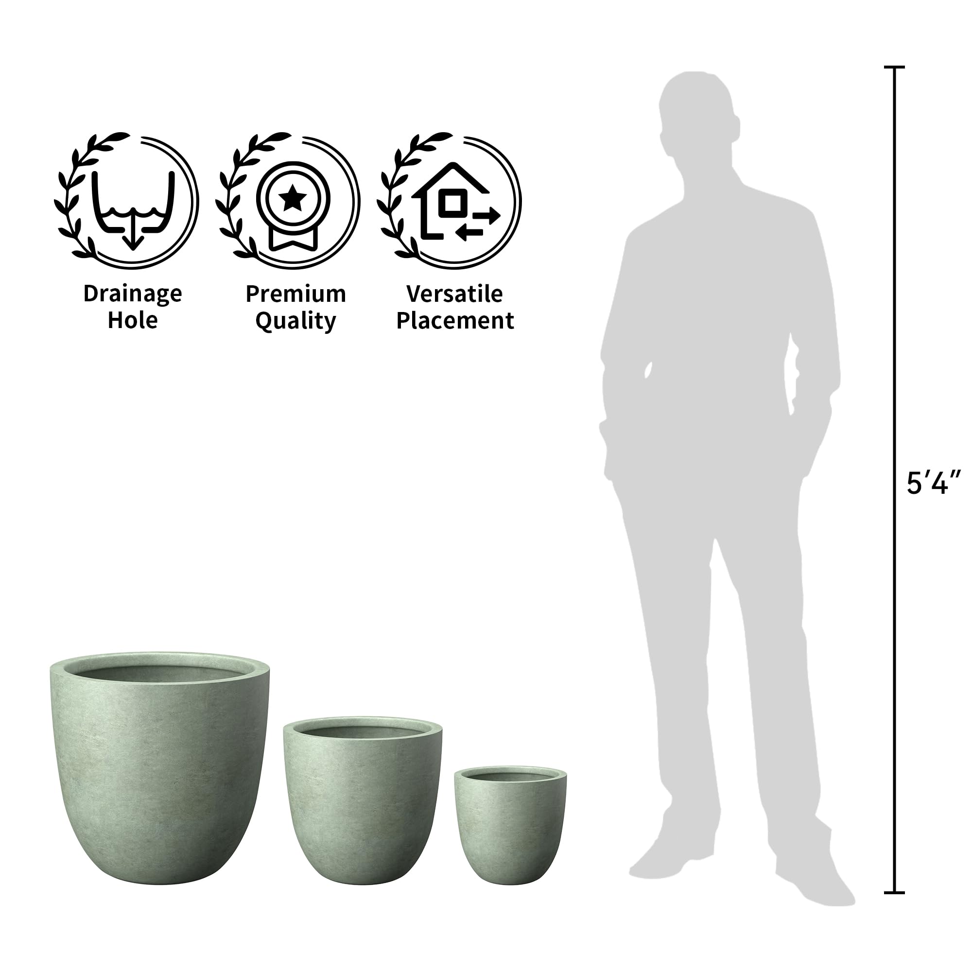 Kante planted mint green bowl on porch illustrating curb appeal