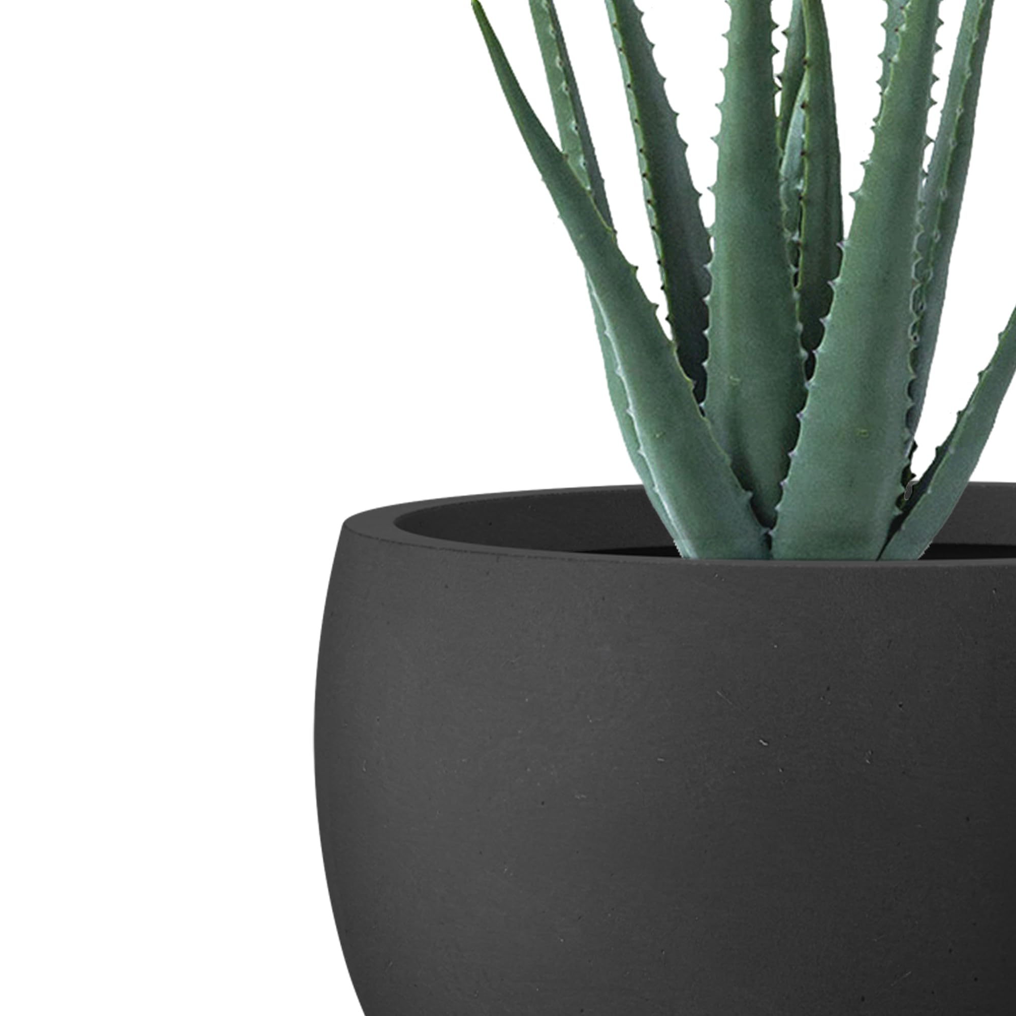 Kante size comparison next to a chair illustrating 14.8-inch scale and placement