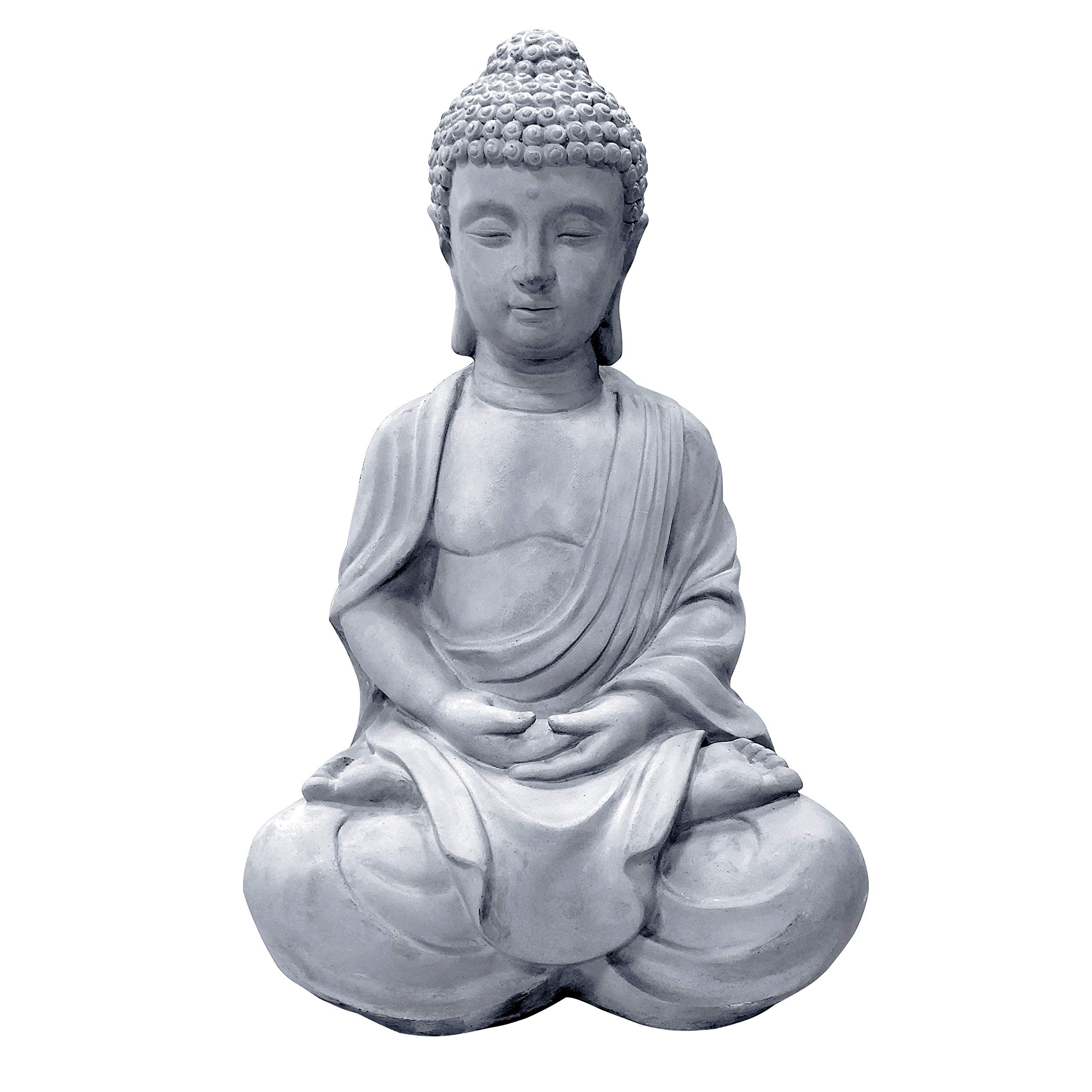 Kante Buddha front view showing serene pose and durable finish benefit