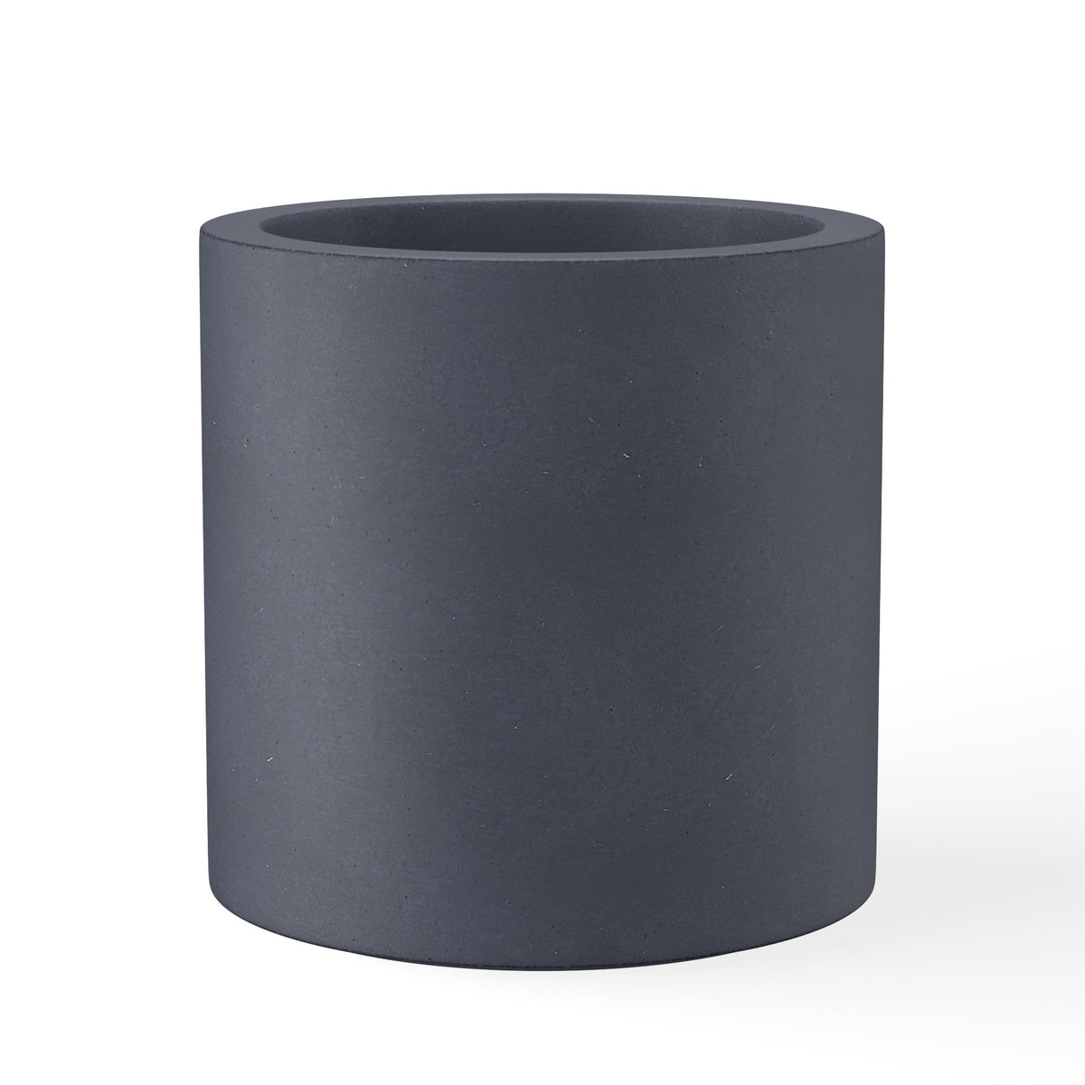 Kante charcoal front view showing modern cylinder shape and durable look