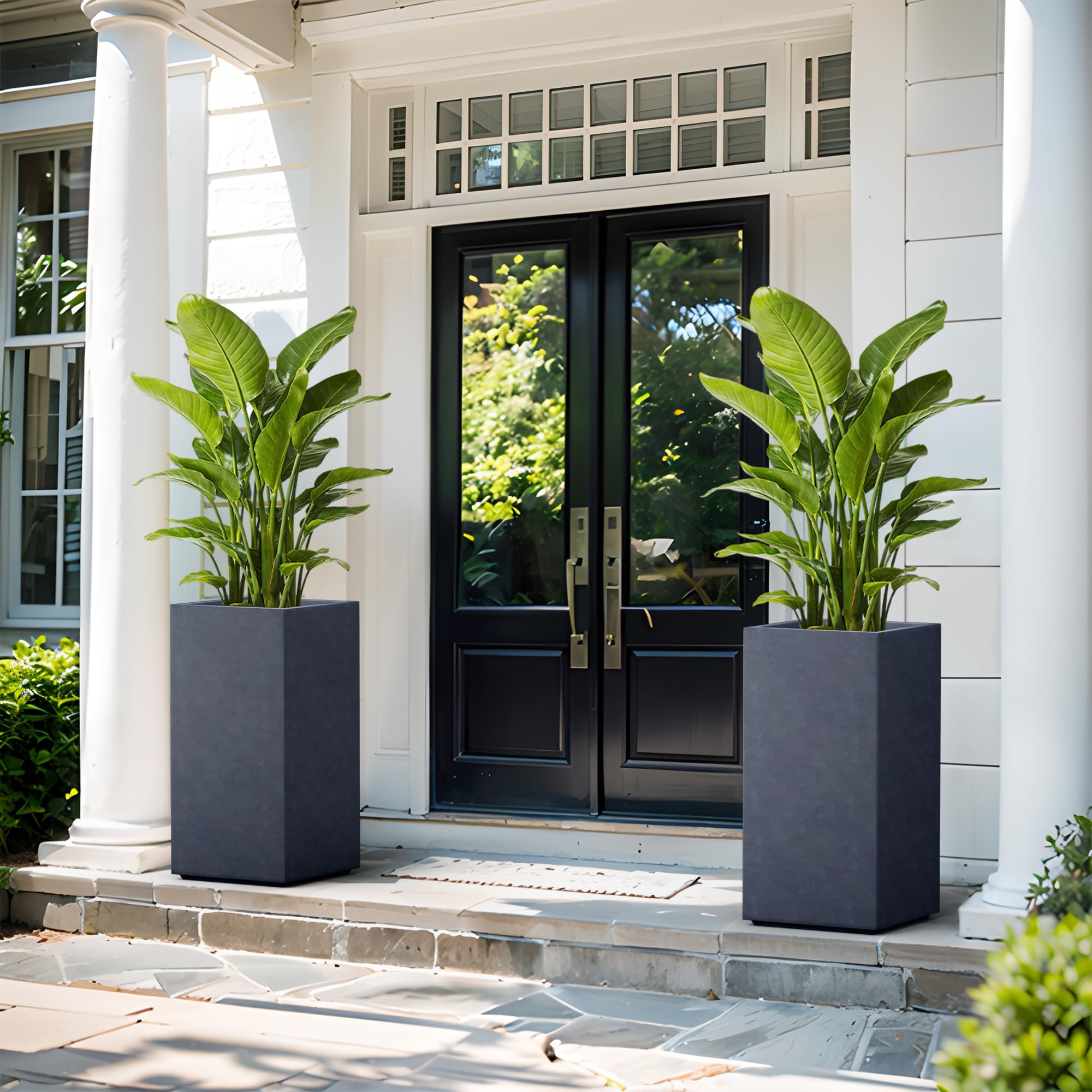 Kante planter drainage plug detail enabling indoor or outdoor use