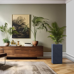 Kante planter on patio in sunlight demonstrating weather-resistant durability