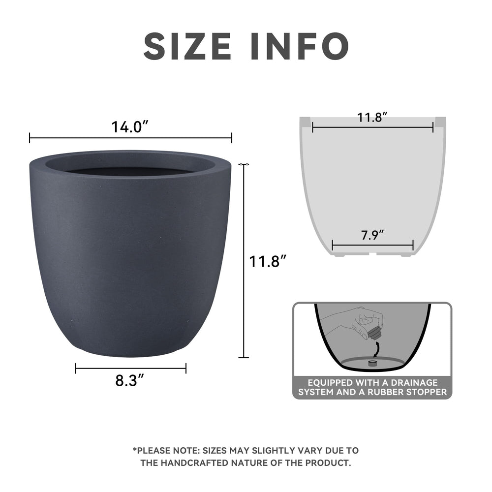 Kante planter close-up of concrete texture highlighting authentic pores and durability
