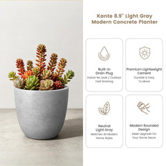 Kante closeup of concrete pores and handmade finish enhancing authentic charm benefit