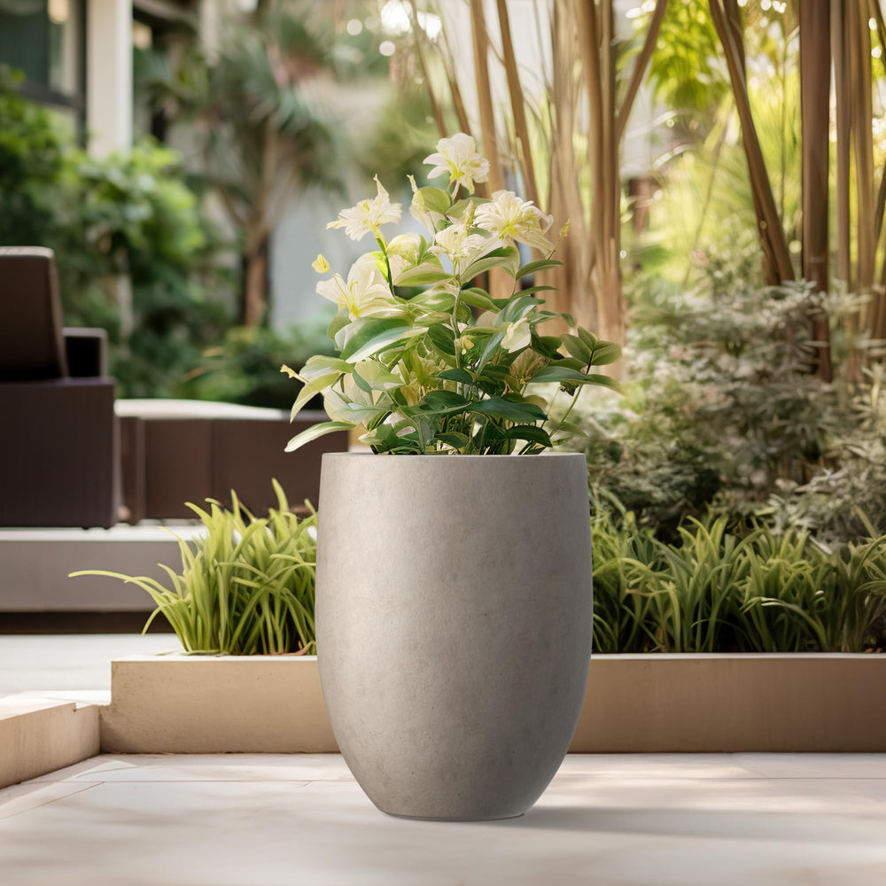 Kante bottom detail showing drainage plug for easy indoor or outdoor use