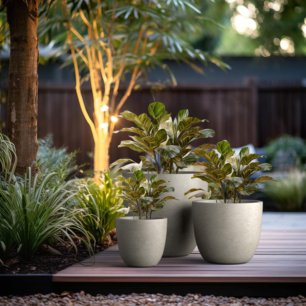 Kante drainage hole with rubber plug enabling indoor or outdoor use