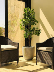 Kante detail of drainage hole with removable stopper for indoor or outdoor use