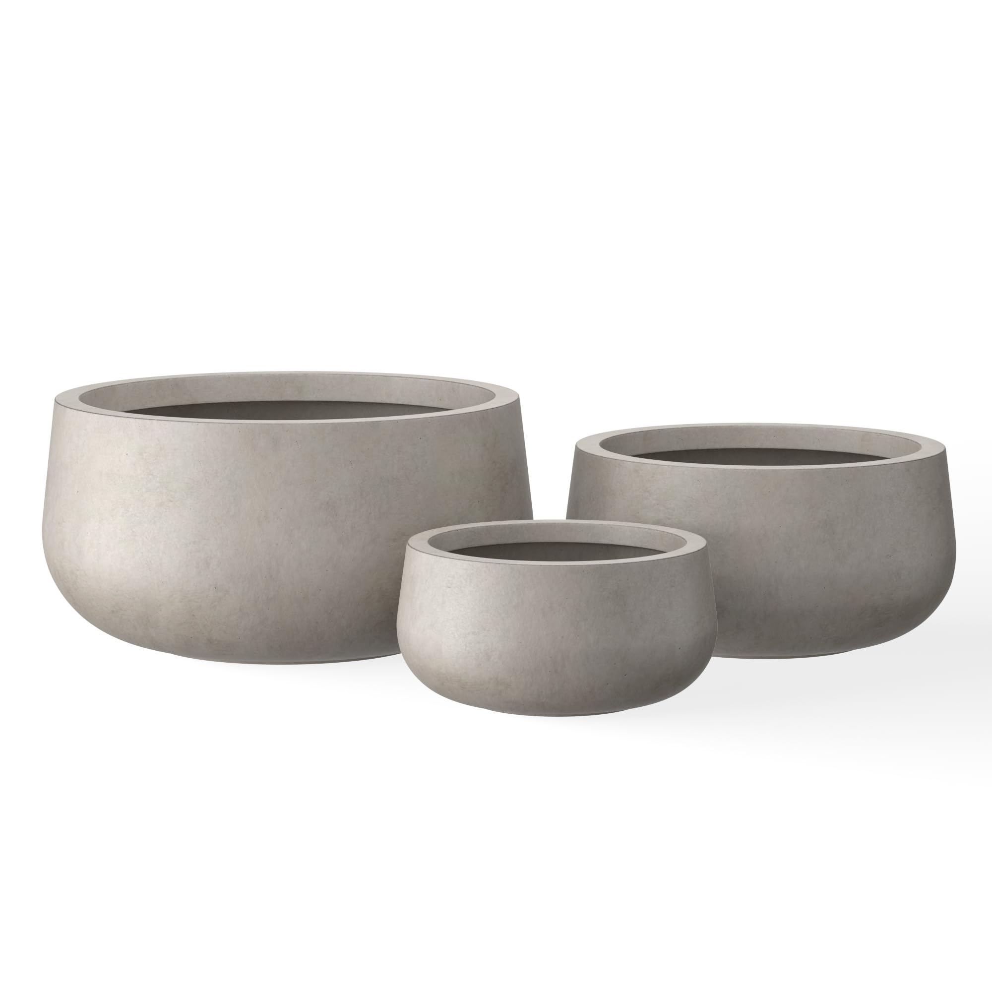 Kante front-facing set showing three sizes and modern curb appeal
