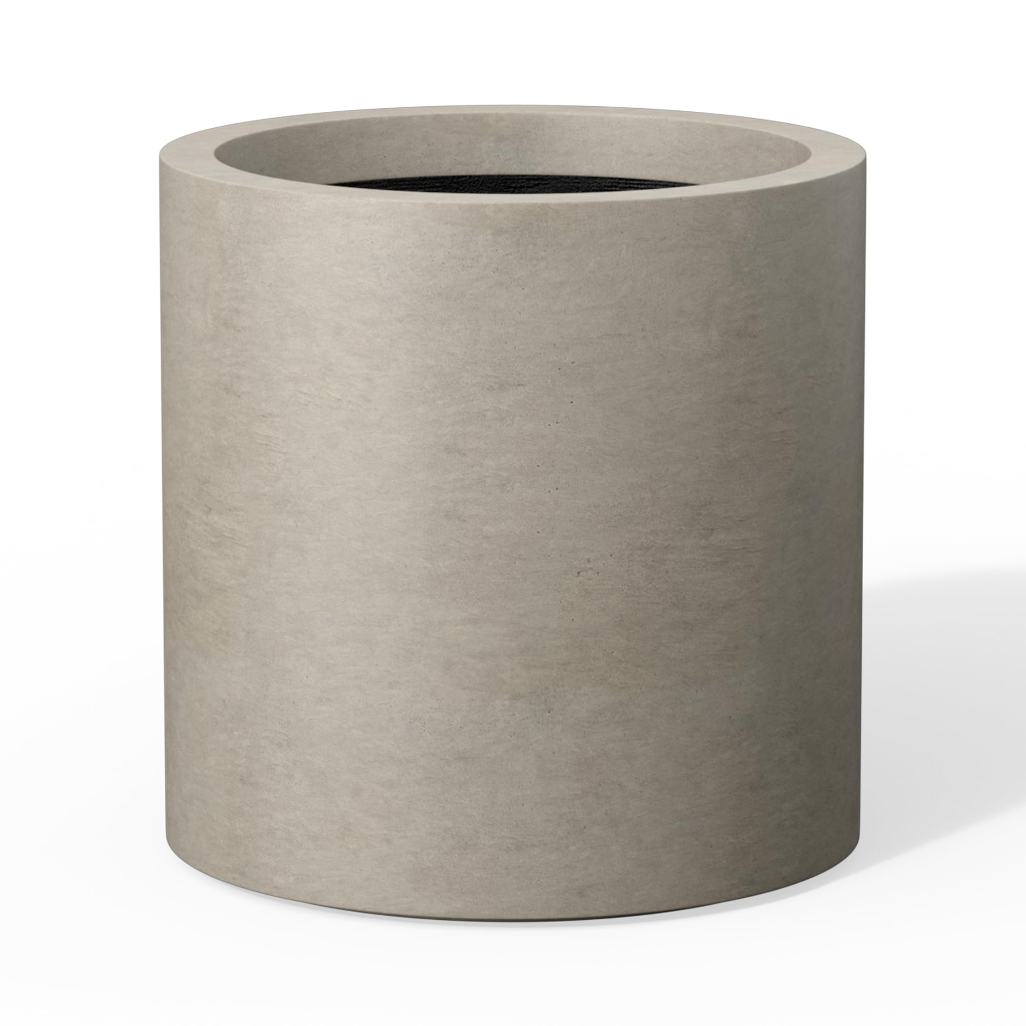Kante front view cylinder planter showing clean silhouette and stability