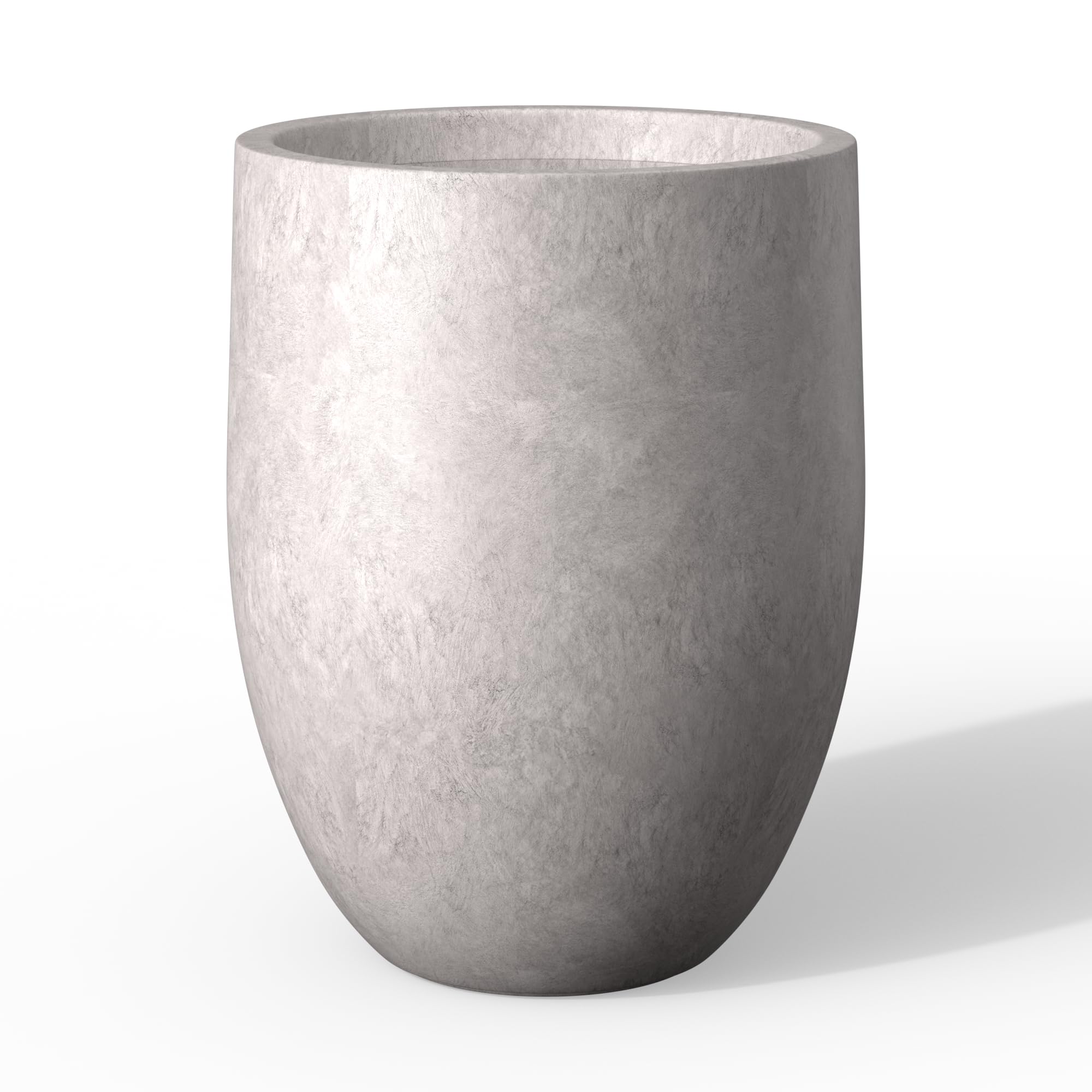 Kante front view large round planter showing modern balance and curb appeal
