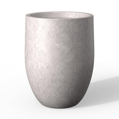 Kante front view large round planter showing modern balance and curb appeal