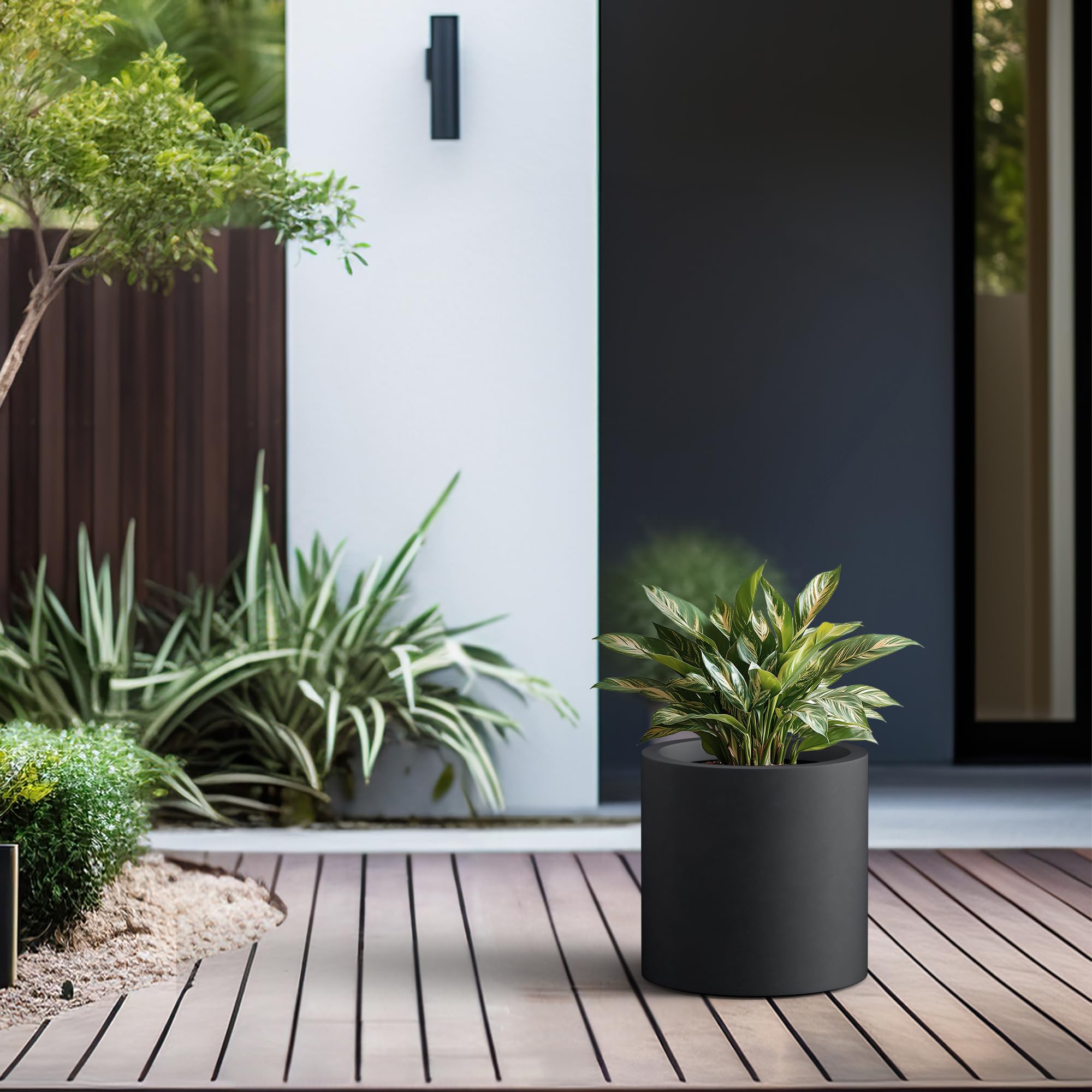 Kante planter with succulent arrangement showing attractive display benefit
