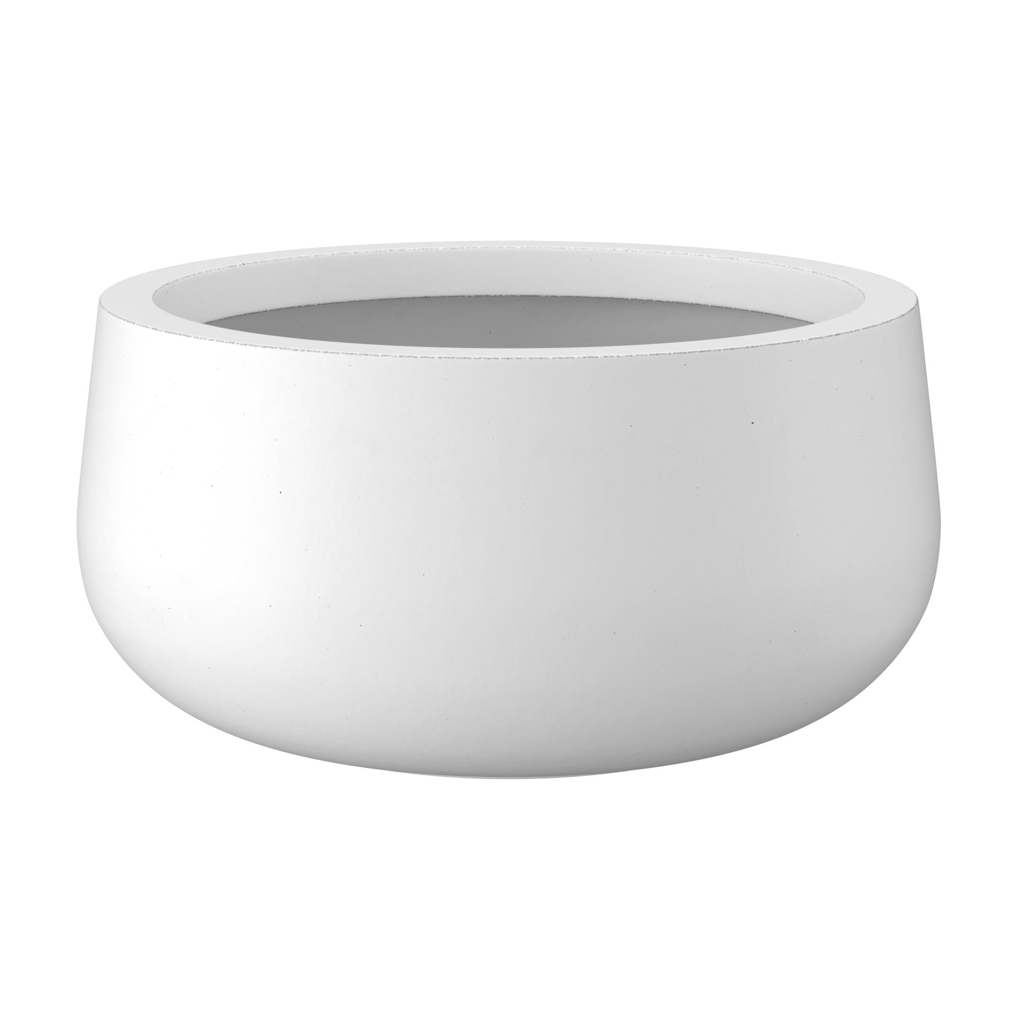 Kante planter front view showing clean concrete look and modern appeal
