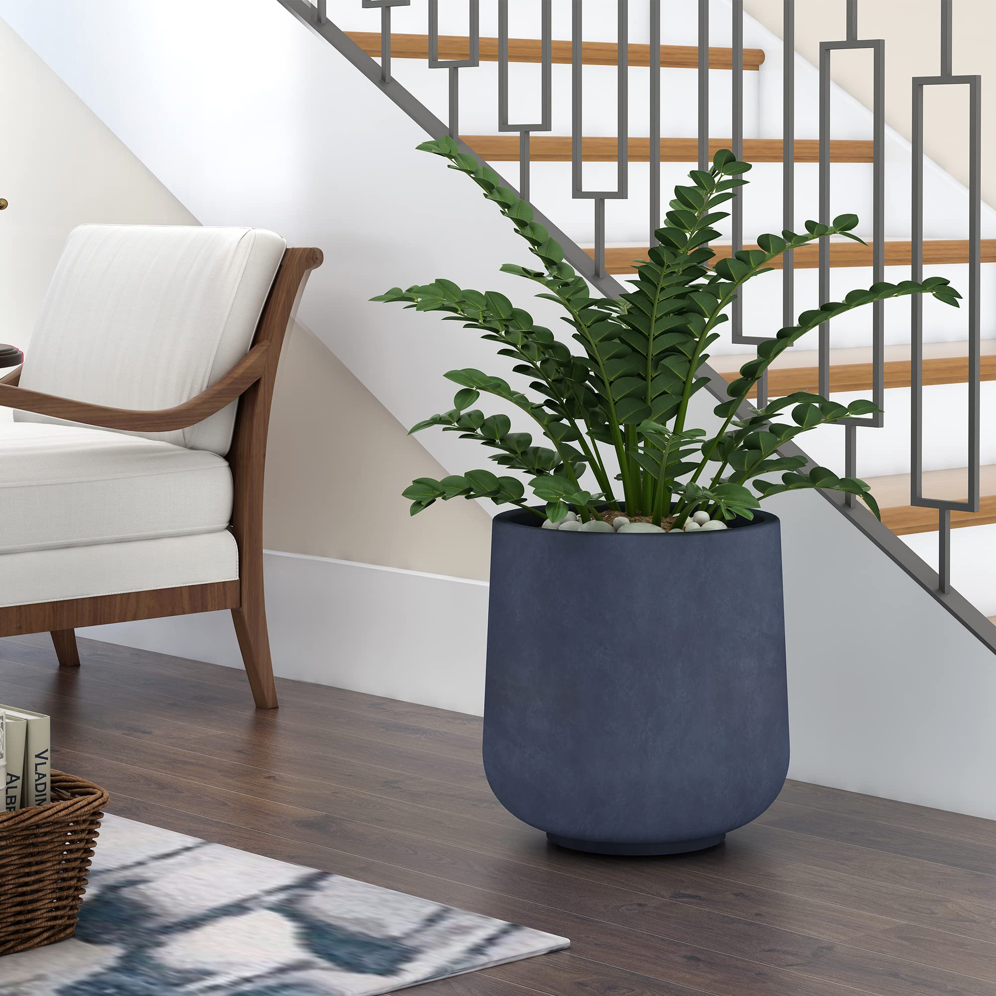 Kante three planters grouped in a row illustrating cohesive landscaping or design unity