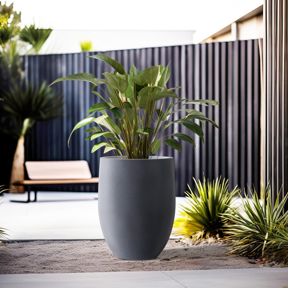 Kante planter styled on a balcony showcasing space-saving design