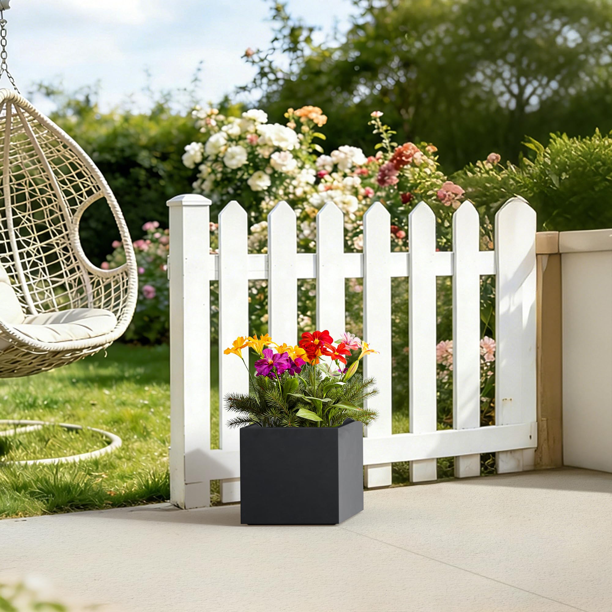 Kante planter filled with succulents, healthy planting and decorative display