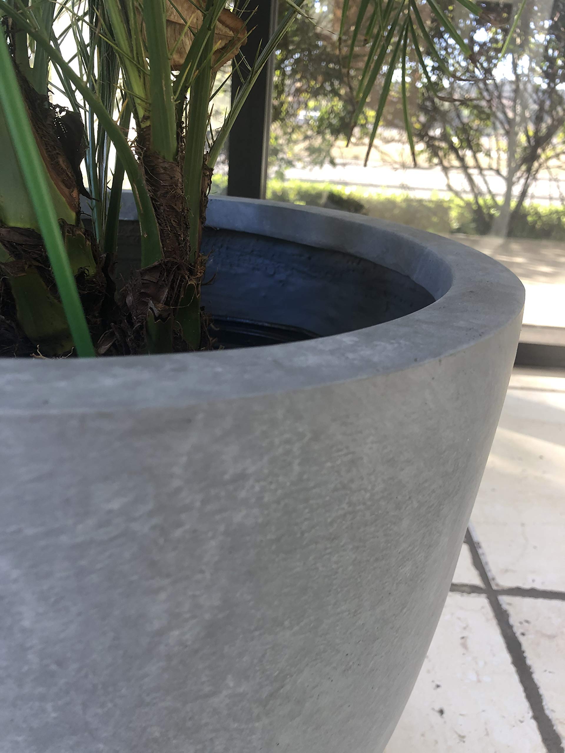 Kante close detail of drainage hole and rubber plug showing indoor-outdoor flexibility