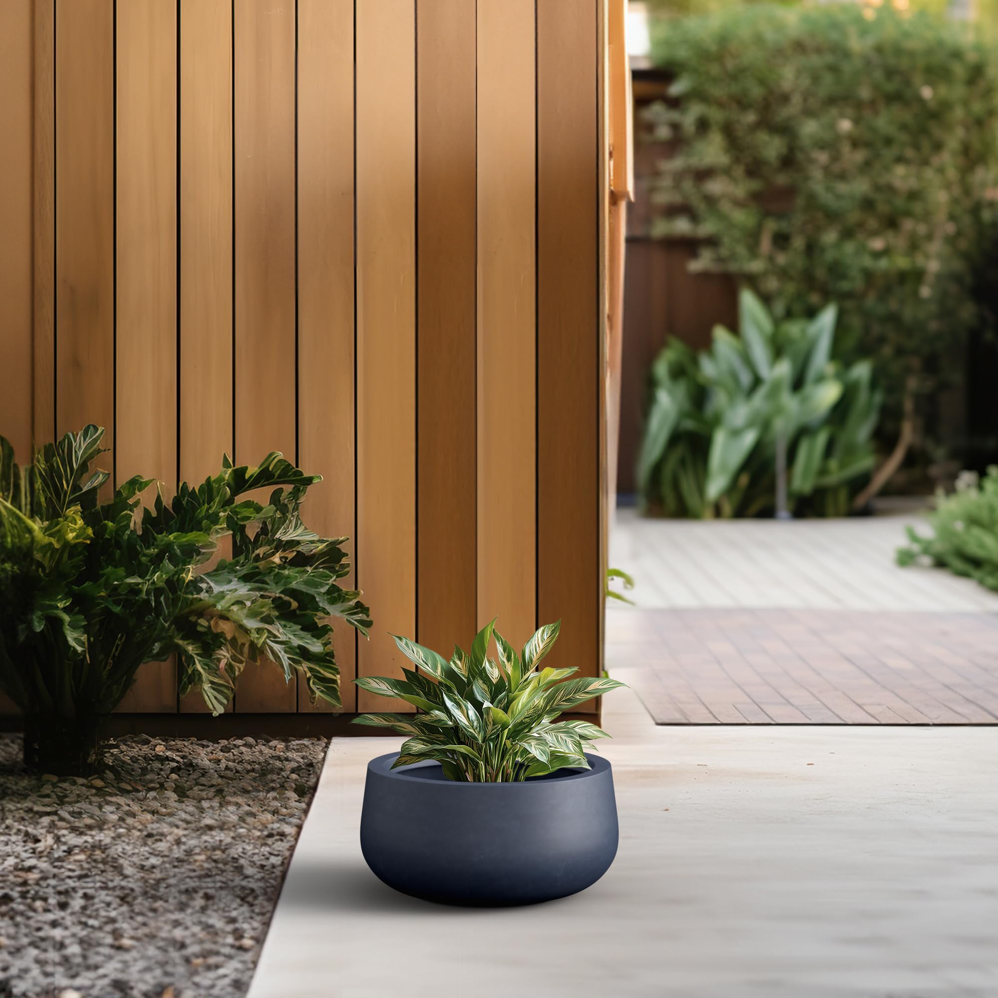 Kante planter on balcony styling showing durable design that enhances small outdoor spaces