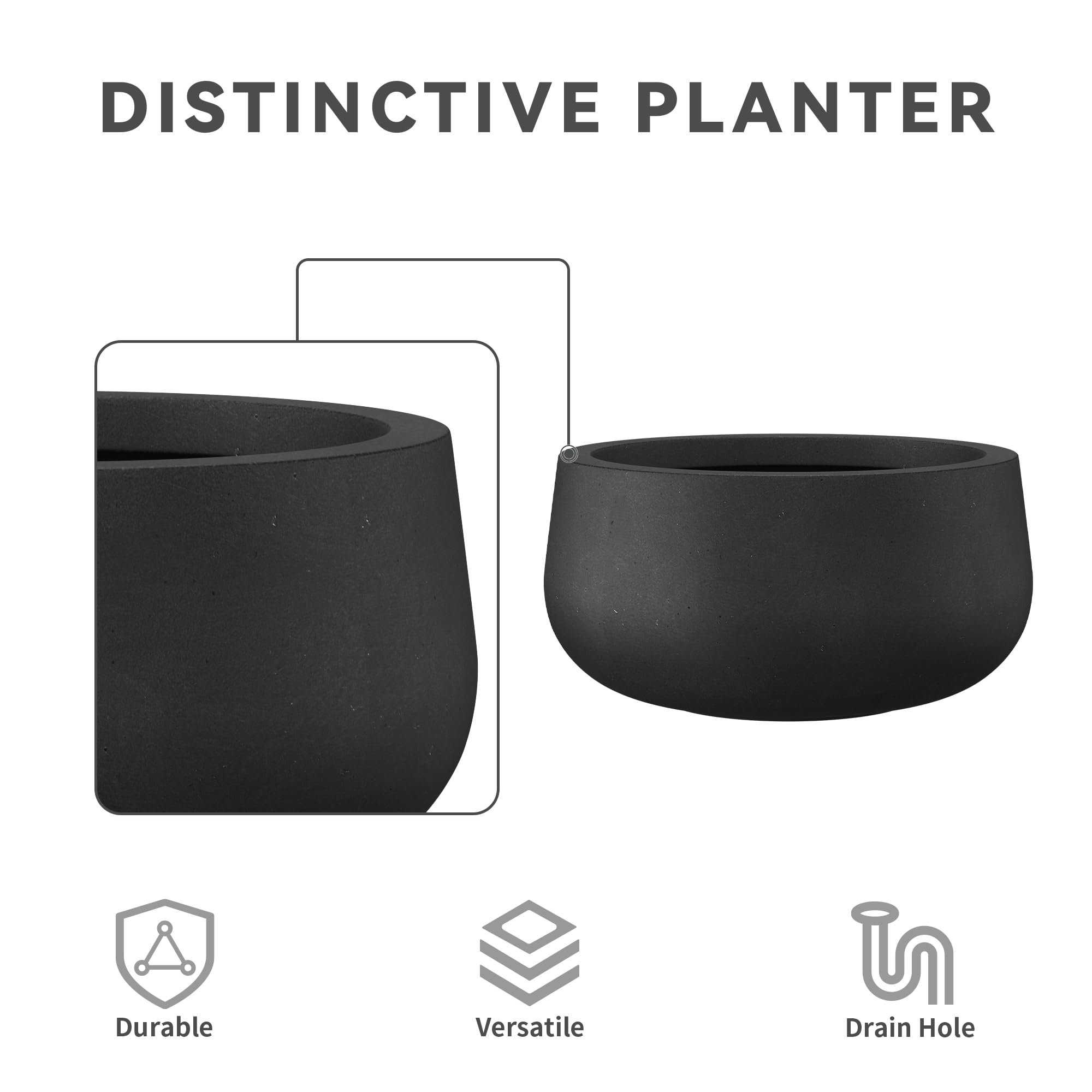 Kante planter on porch demonstrating curb appeal and weather readiness benefit