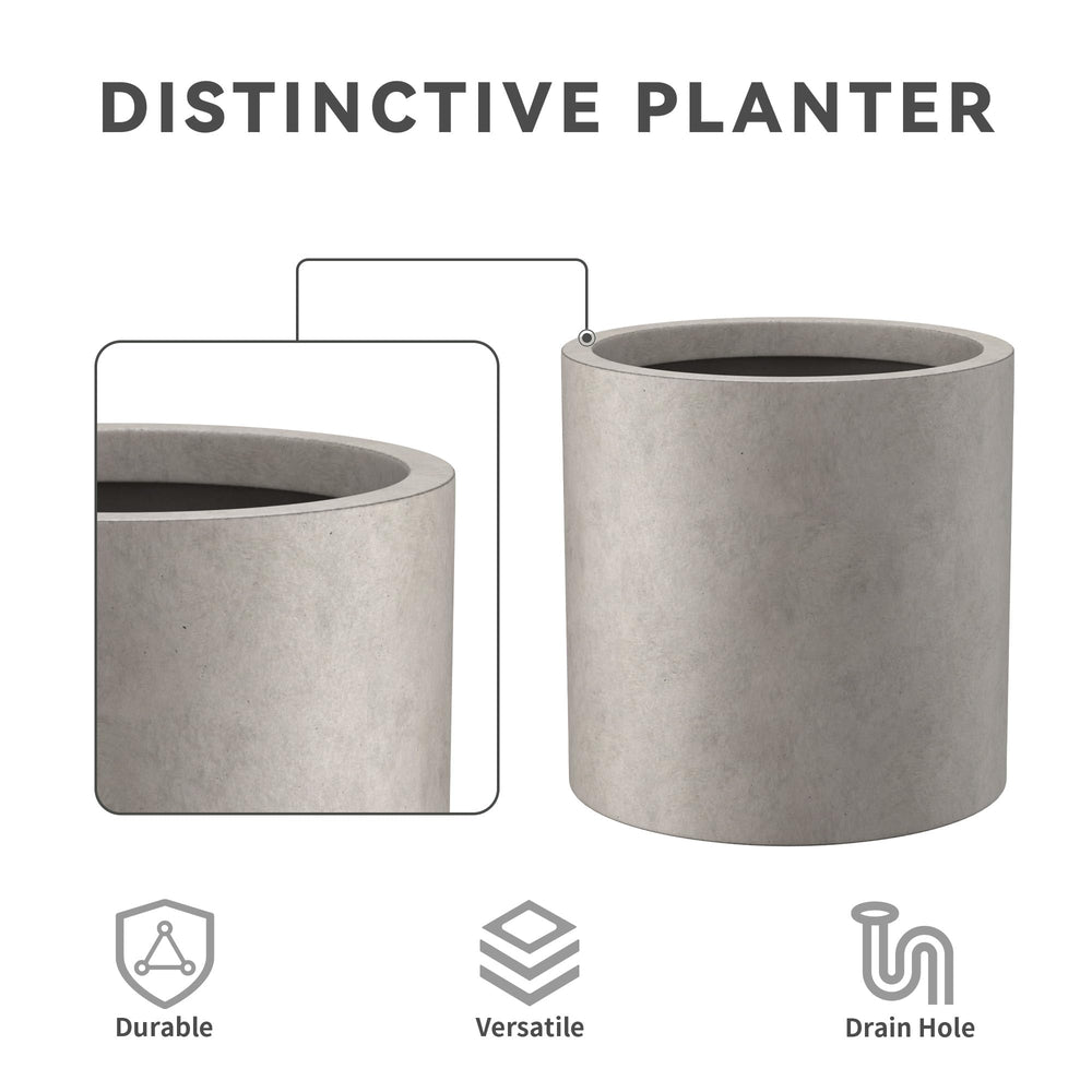 Kante side profile highlighting smooth rim and stable base for secure planting