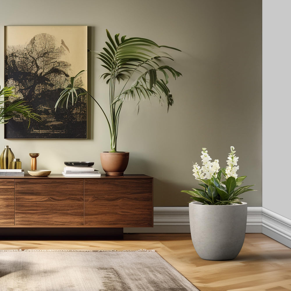Kante planter indoors with fern demonstrating stylish indoor greenery