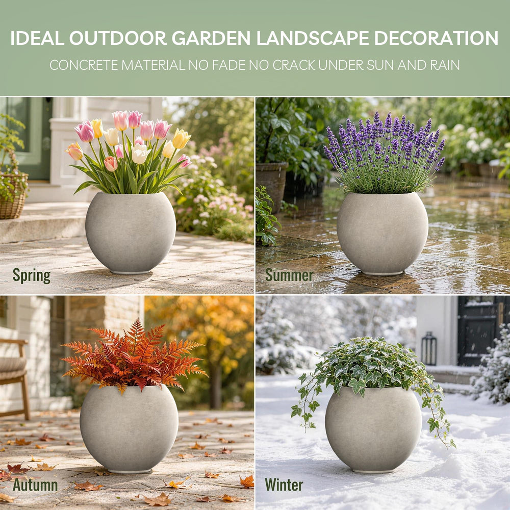 Kante planter filled with tall grasses outdoors creating instant garden focal point