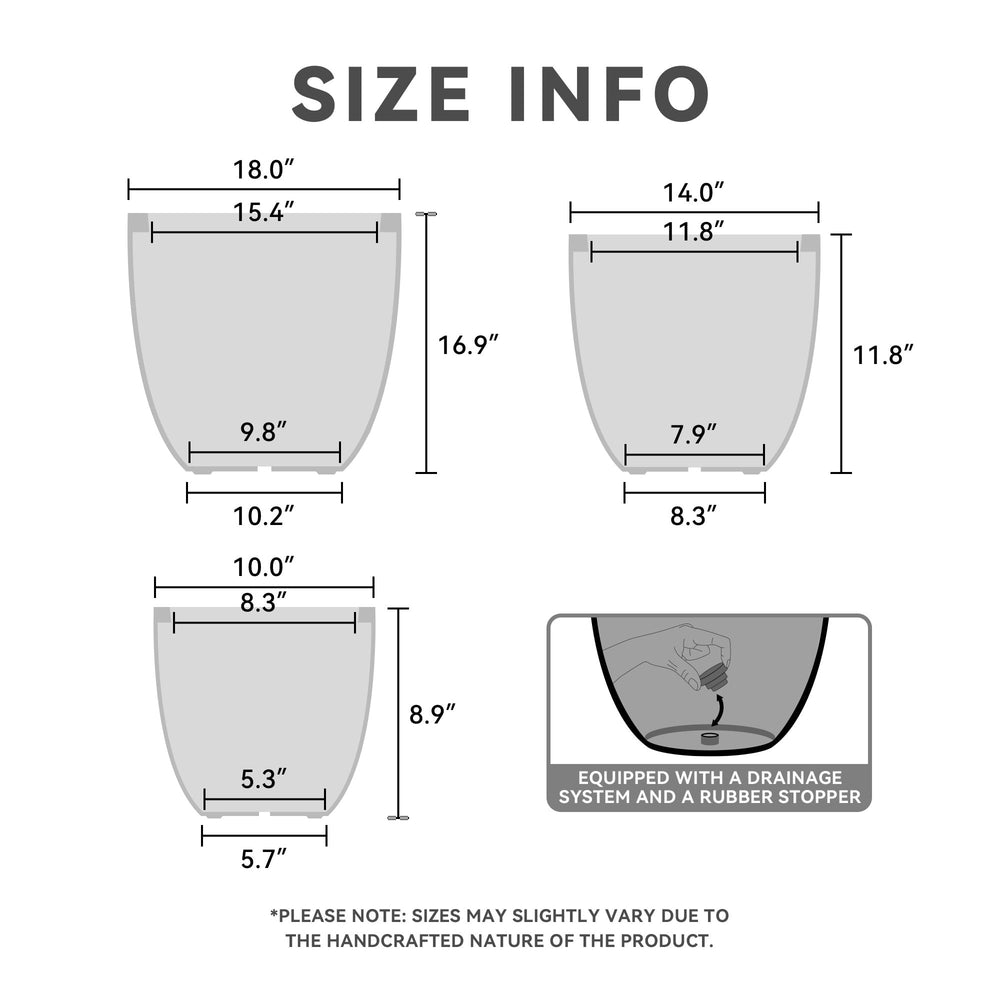 kante size comparison with ruler to show scale and planting capacity benefits