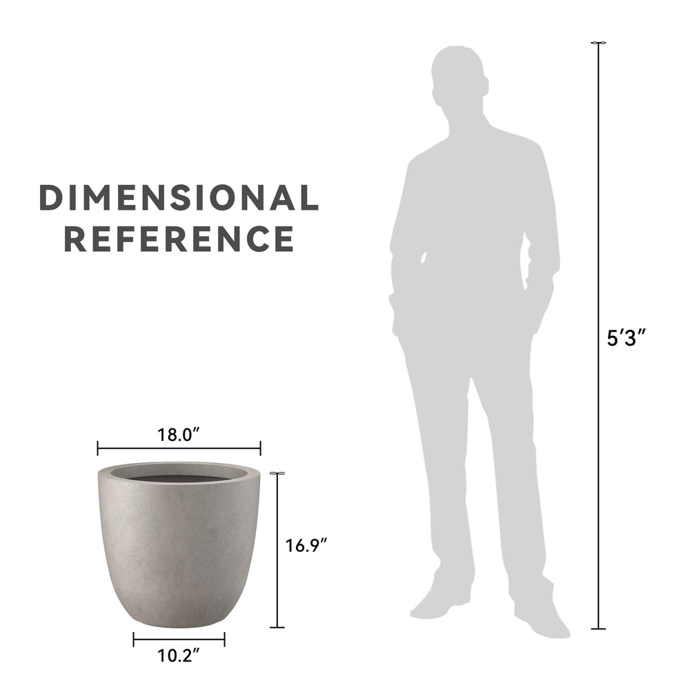 Kante planter beside chair showing scale and easier mobility benefit