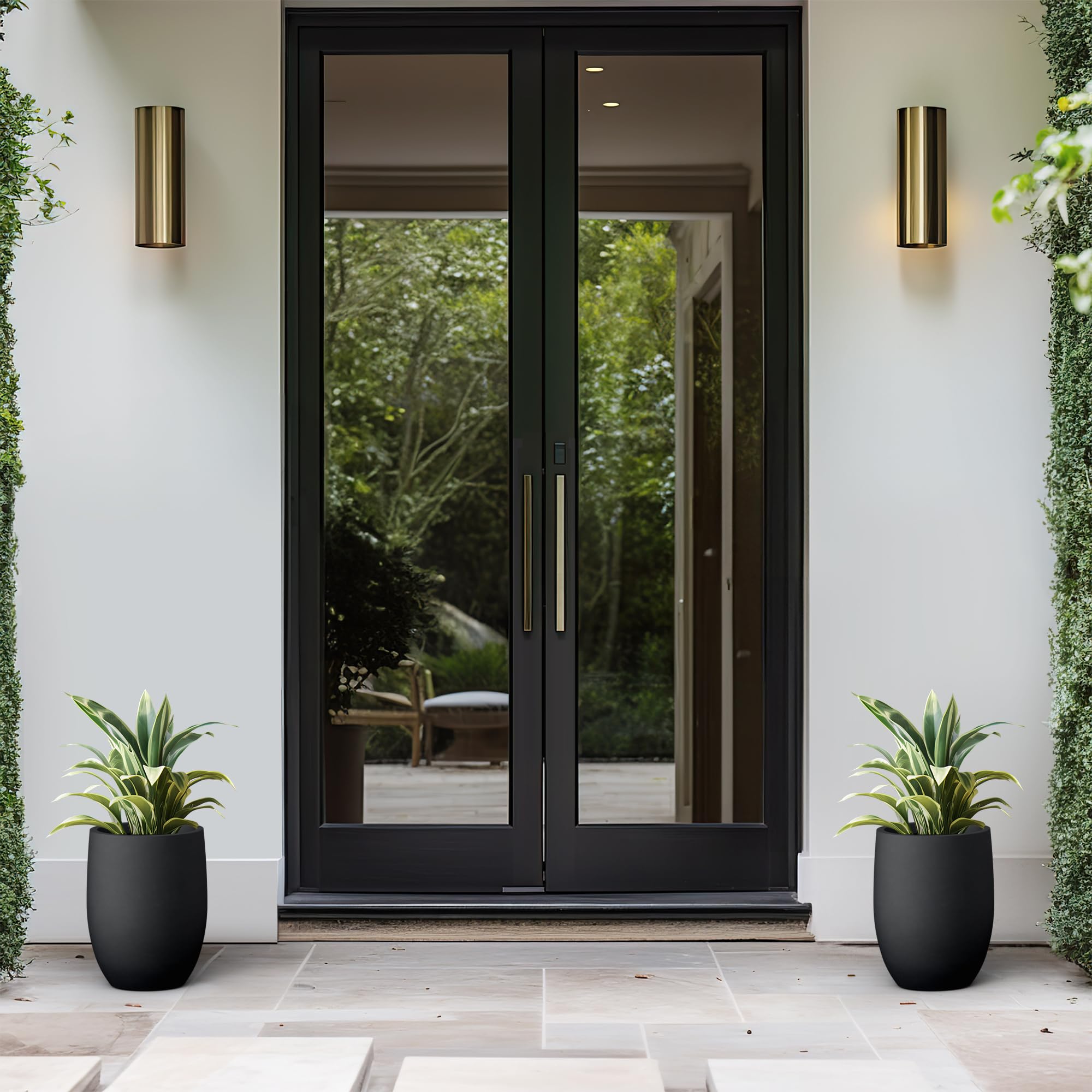 Kante planter held in hand to show scale and portability for easy placement
