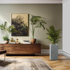 Kante side profile with tall plants illustrating vertical impact and space-saving benefit