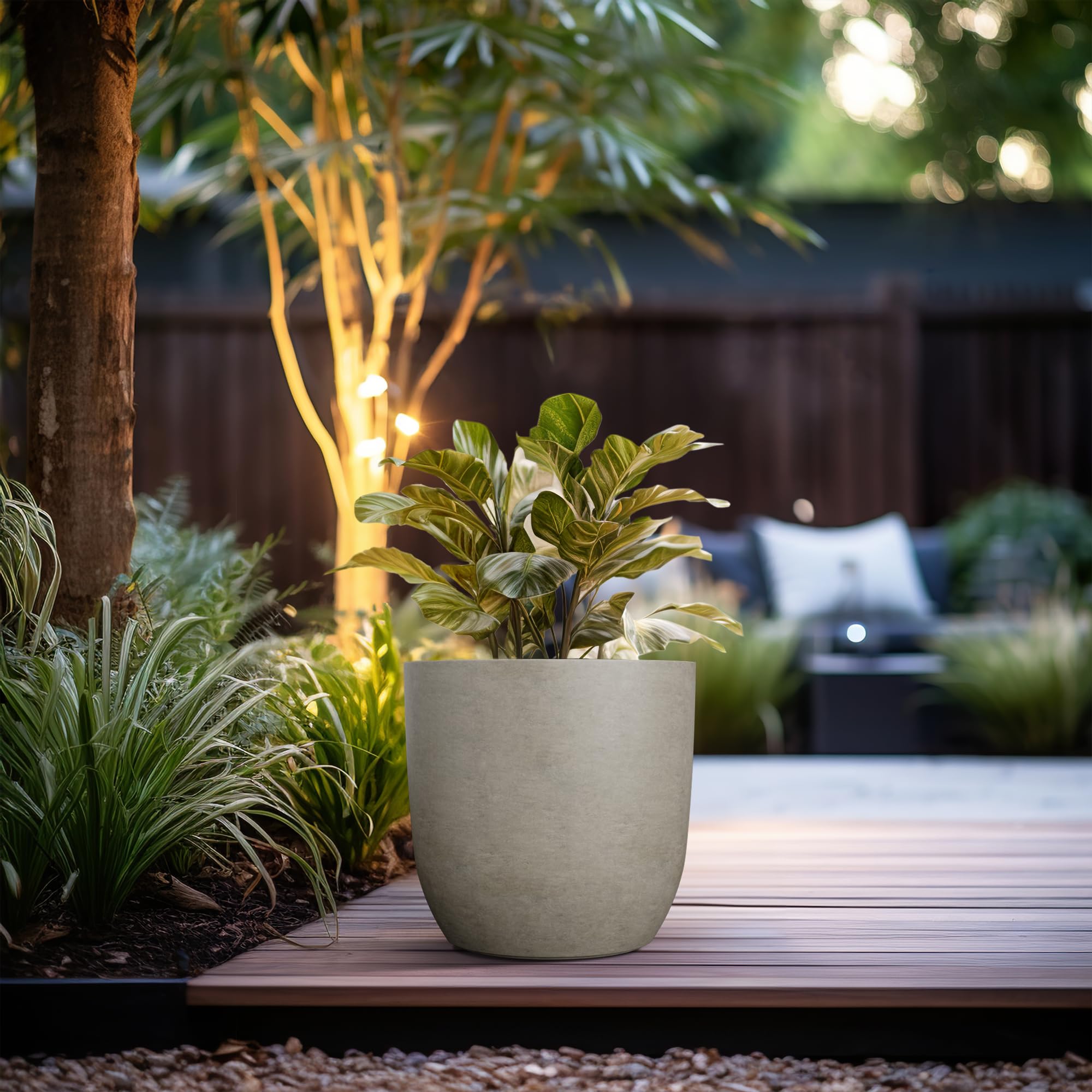 Kante planted with succulents demonstrating healthy arrangement benefit