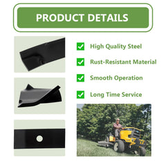 KANXAJJY blade installed on mower deck demonstrating improved suction