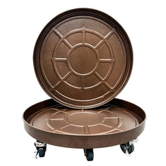 Kaoolaa plant caddy front view showing tray and capacity benefit