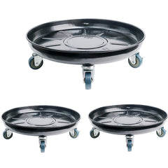 Kaoolaa front view showing two 12-inch metal plant caddies, durable support