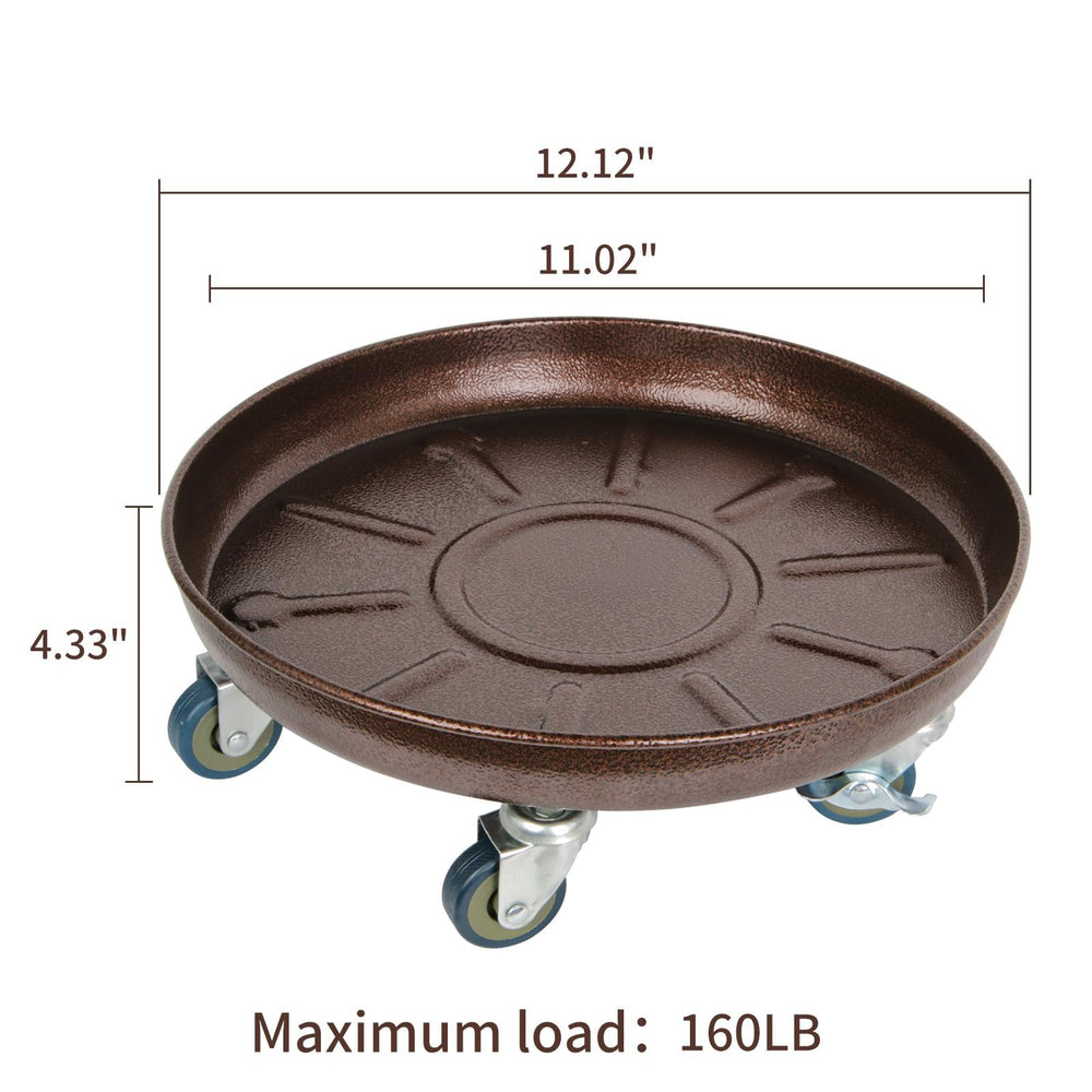 Kaoolaa wheel close-up solid rubber caster for quiet rolling and floor protection