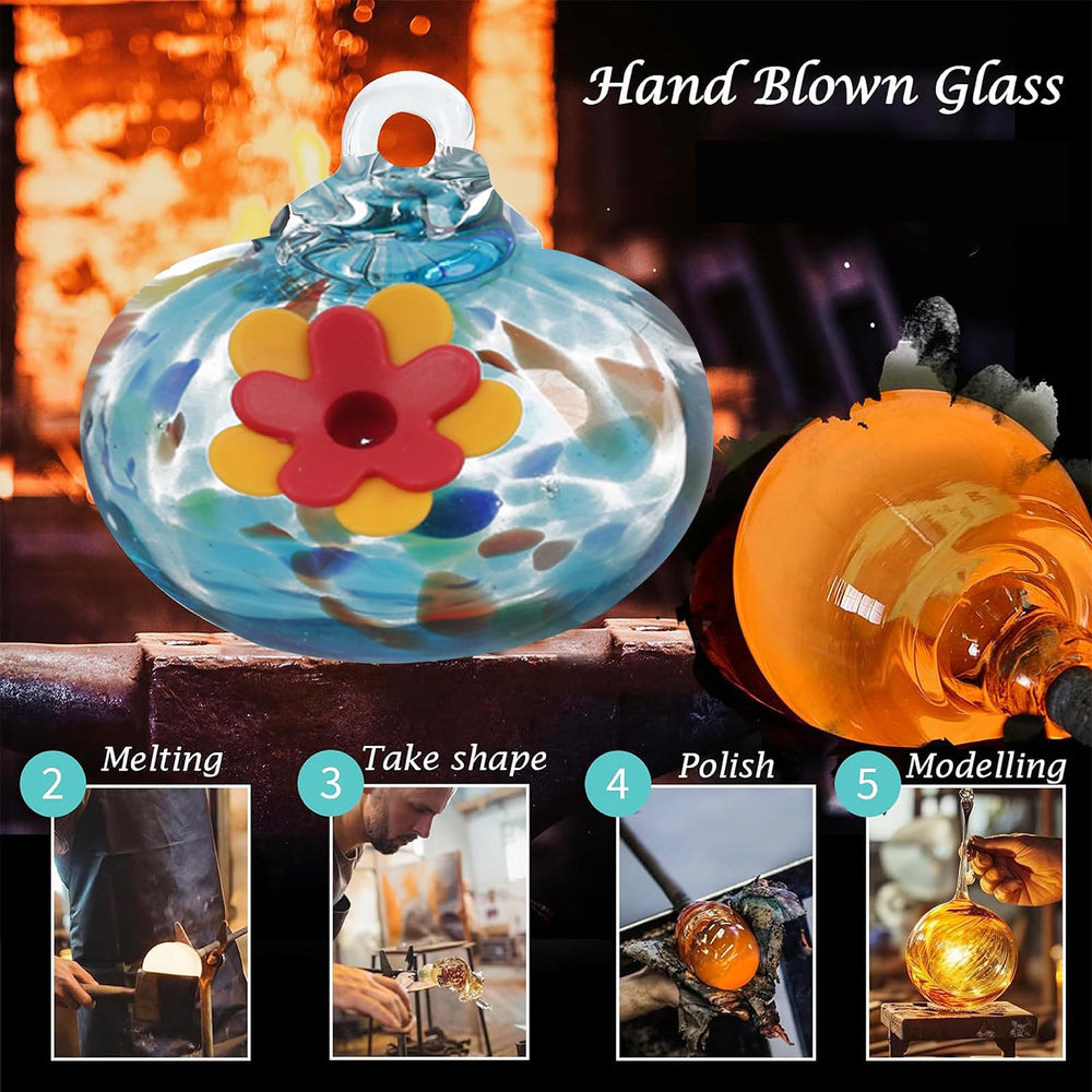 Kapihi hand-blown glass texture close-up showing durable artisan finish