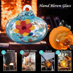 Kapihi hand-blown glass texture close-up showing durable artisan finish