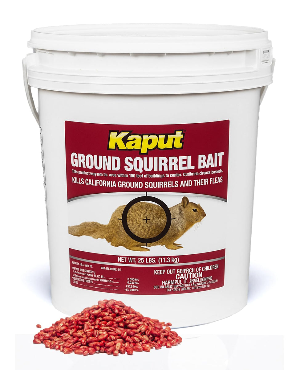 Kaput front packaging 25 lb bag showing brand and outdoor use benefit