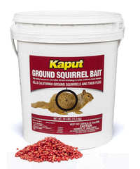 Kaput front packaging 25 lb bag showing brand and outdoor use benefit
