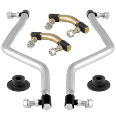 Karbay front view of drag link kit showing all included parts for easy identification and fitment