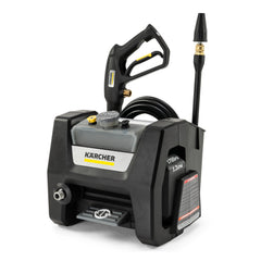 Kärcher K1700 front view showing compact cube design and easy portability benefit