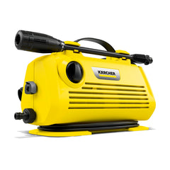 Kärcher K2 Horizontal front view showing compact design and portability benefit
